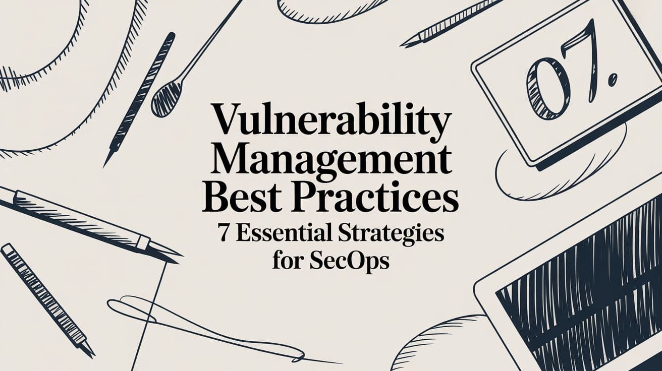Vulnerability management best practices: 7 Essential Strategies for SecOps