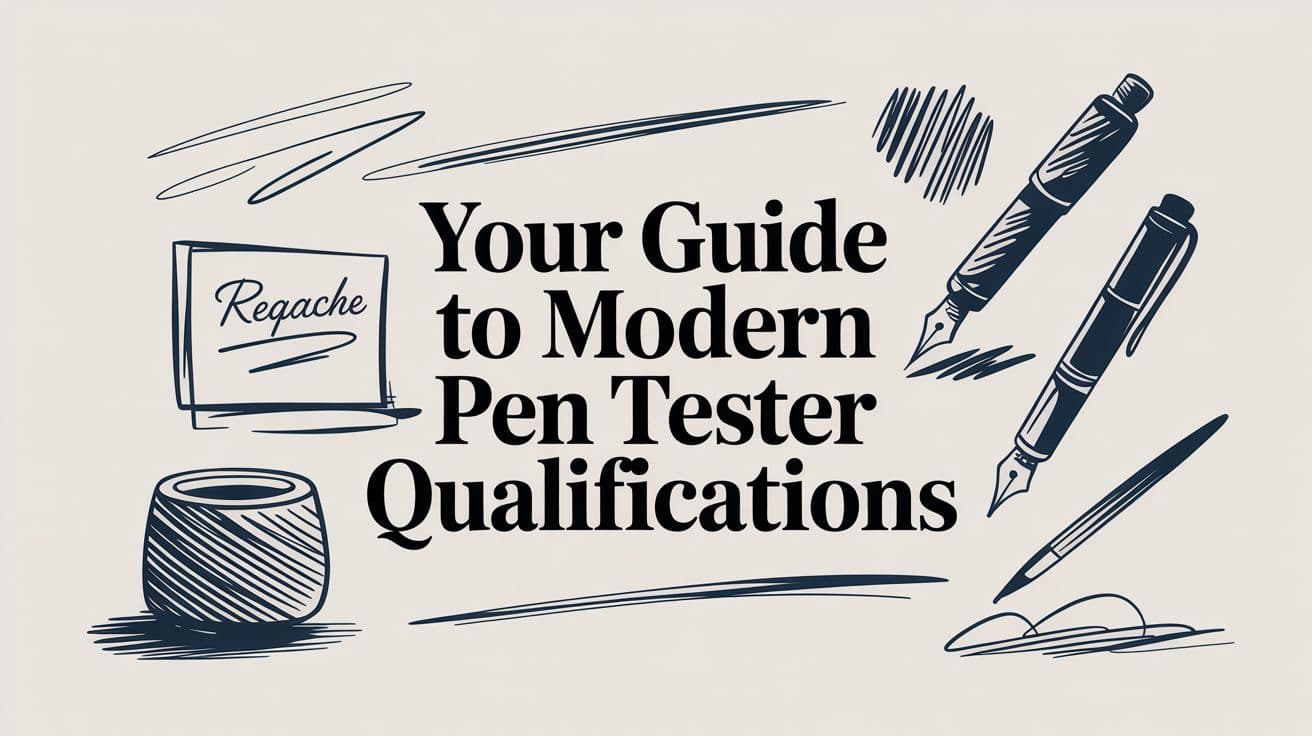 Your Guide to Modern Pen Tester Qualifications