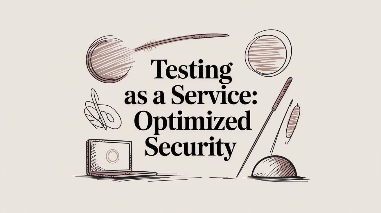 Testing as a Service: Optimized Security