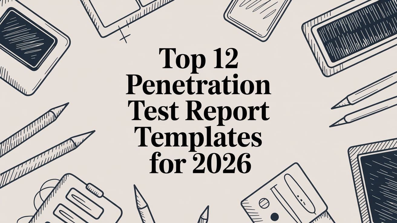 Top 12 Penetration Test Report Templates for 2026