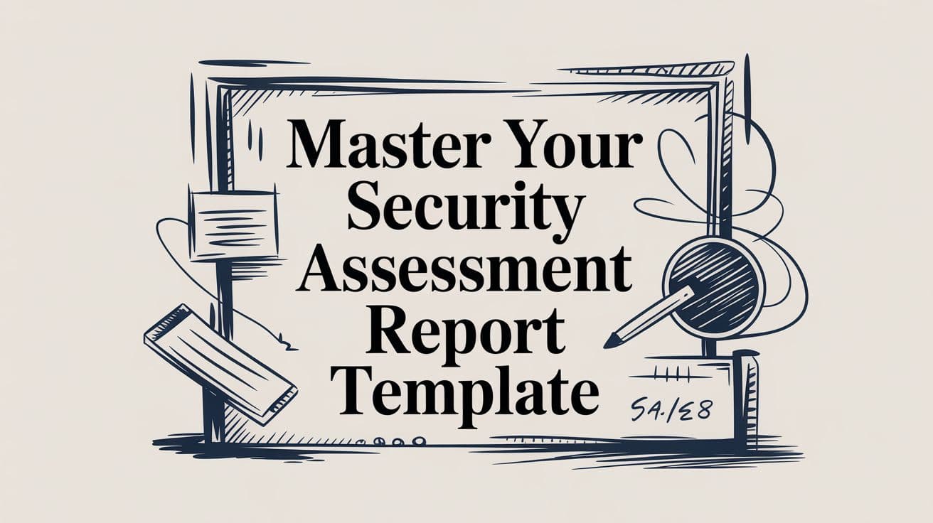 Master Your Security Assessment Report Template