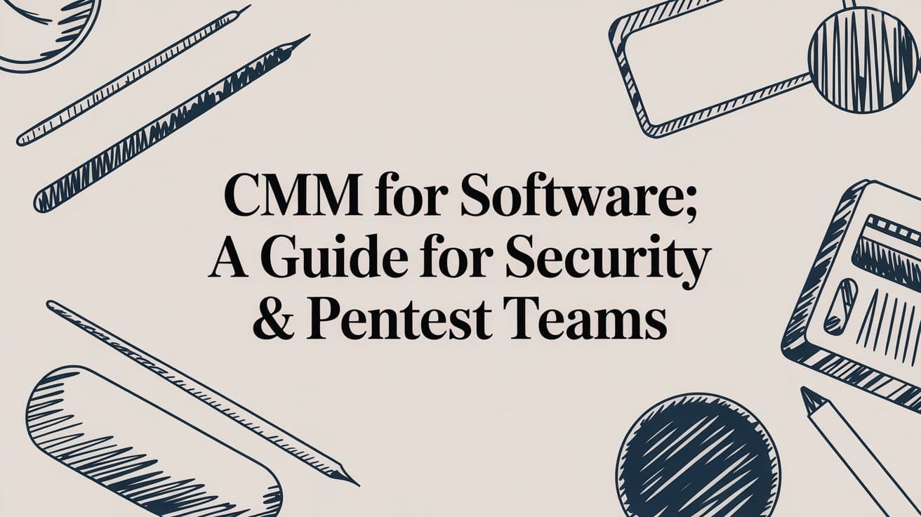 CMM for Software: A Guide for Security & Pentest Teams