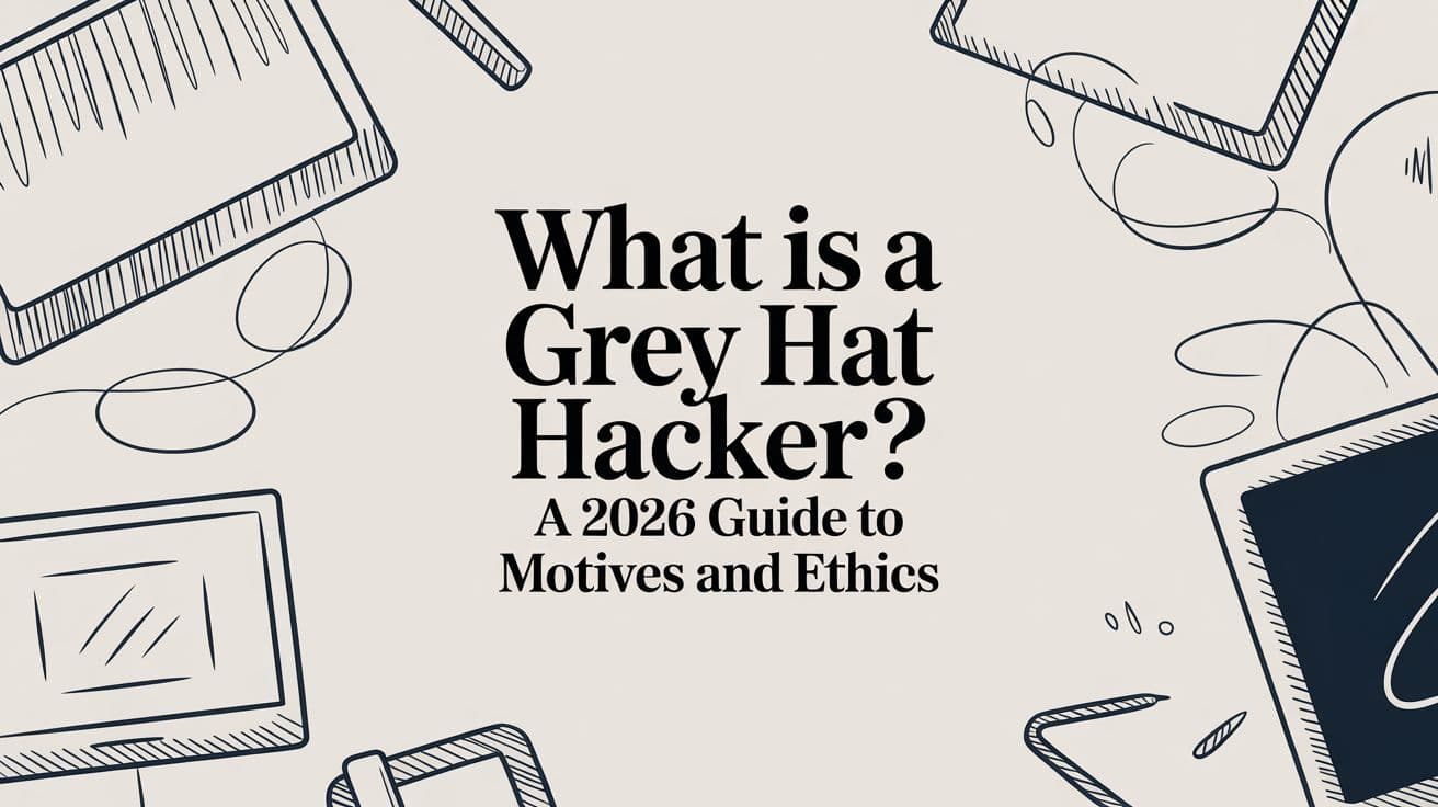 What is a grey hat hacker? A 2026 Guide to Motives and Ethics