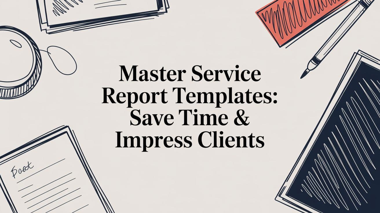 Master Service Report Templates: Save Time & Impress Clients