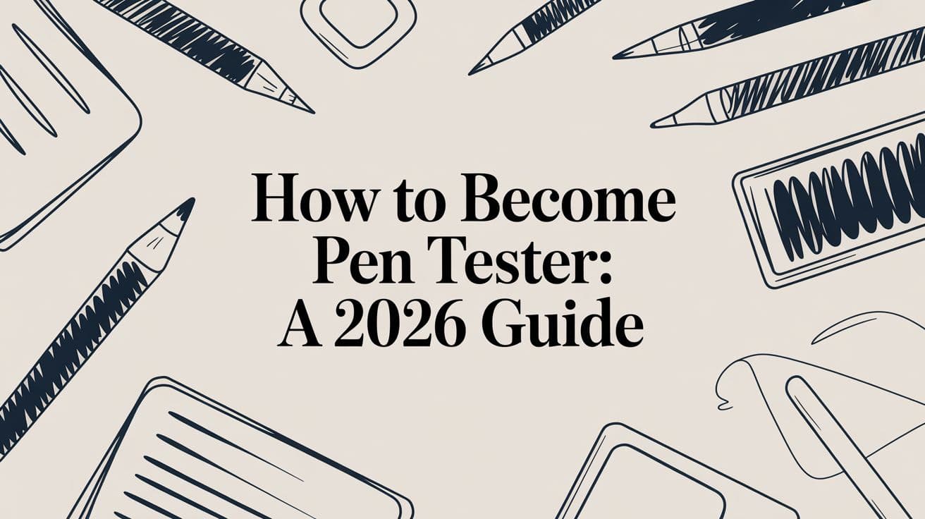 How to Become Pen Tester: A 2026 Guide