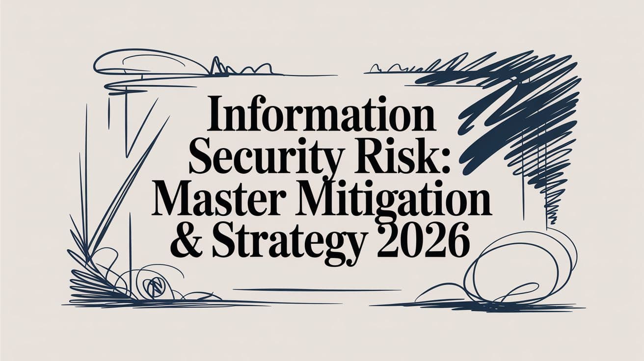 Information Security Risk: Master Mitigation & Strategy 2026