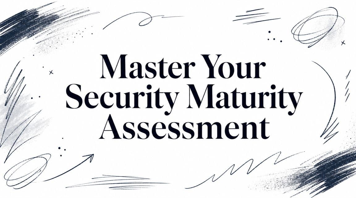 Master Your Security Maturity Assessment