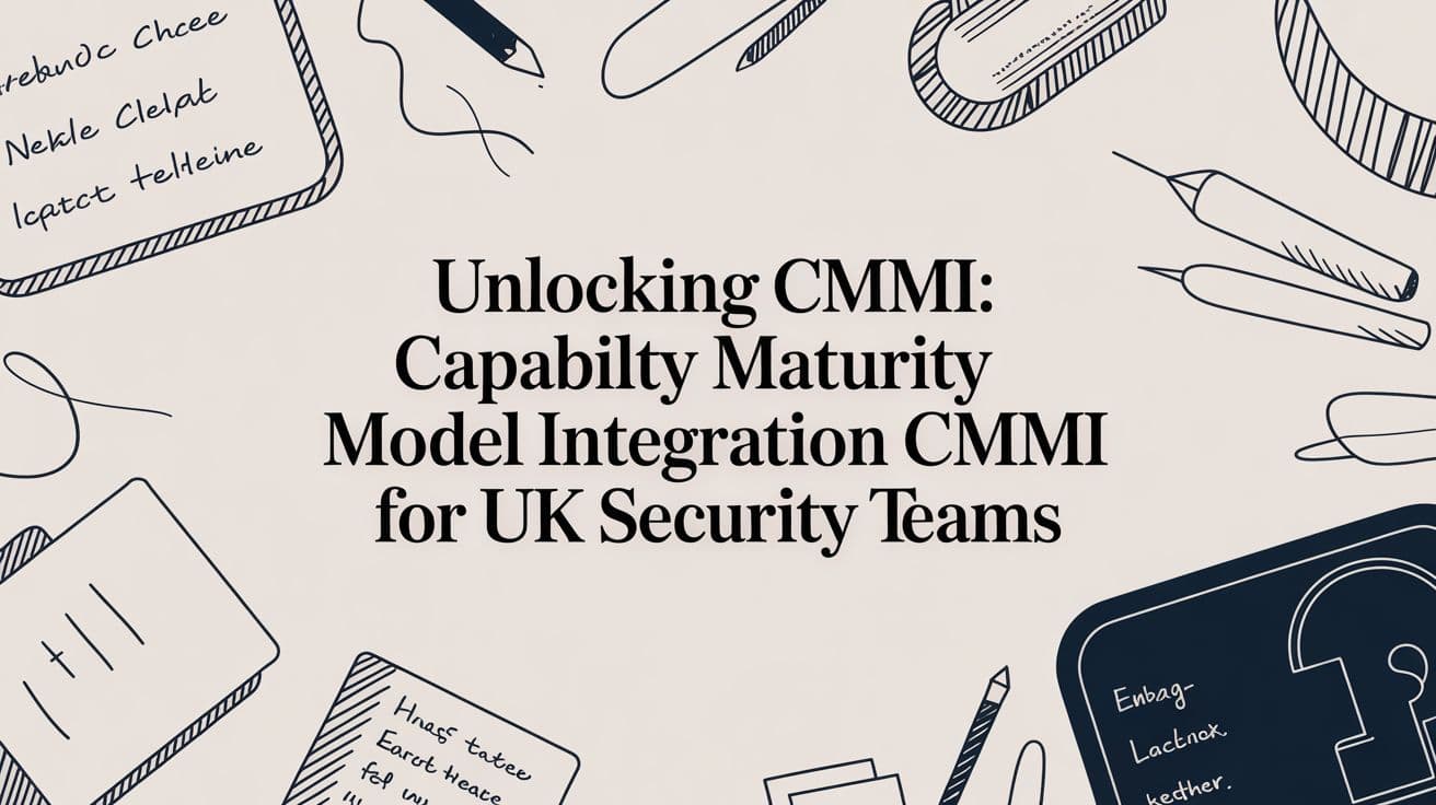 Unlocking CMMI: capability maturity model integration cmmi for UK security teams