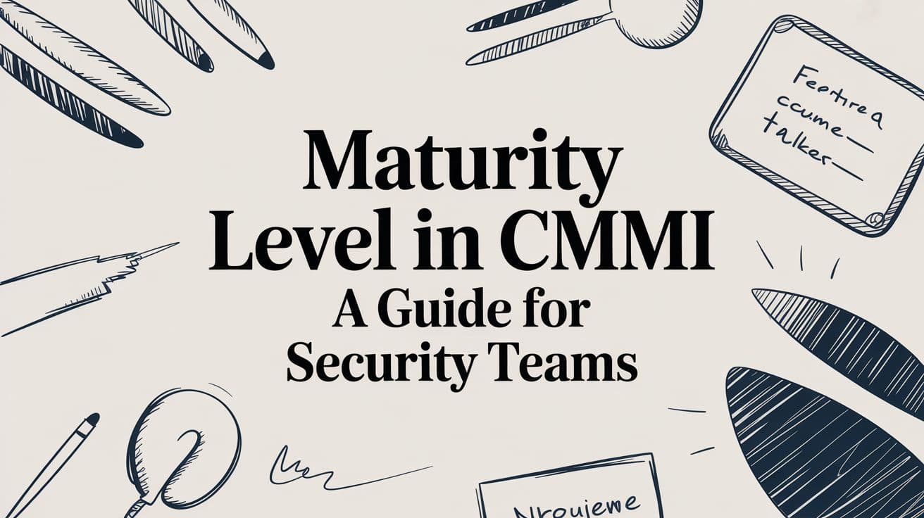 Maturity Level in CMMI A Guide for Security Teams