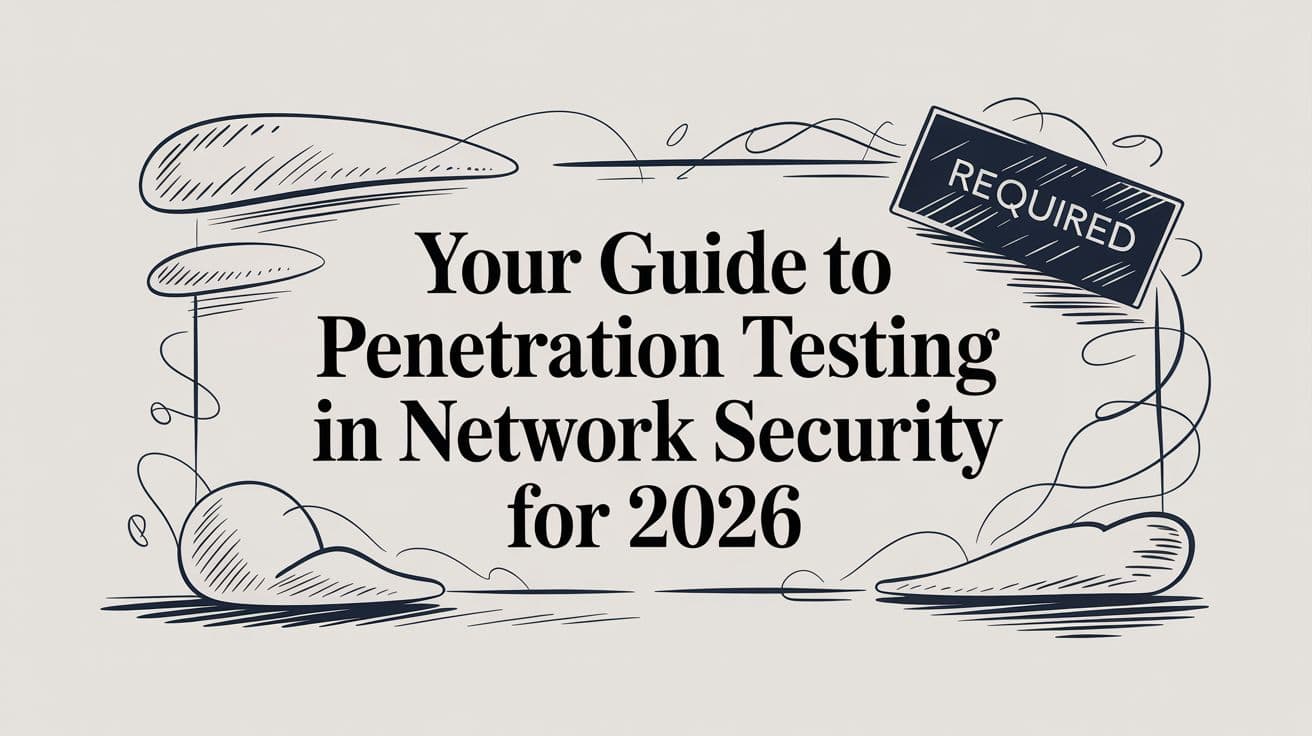 Your Guide to Penetration Testing in Network Security for 2026