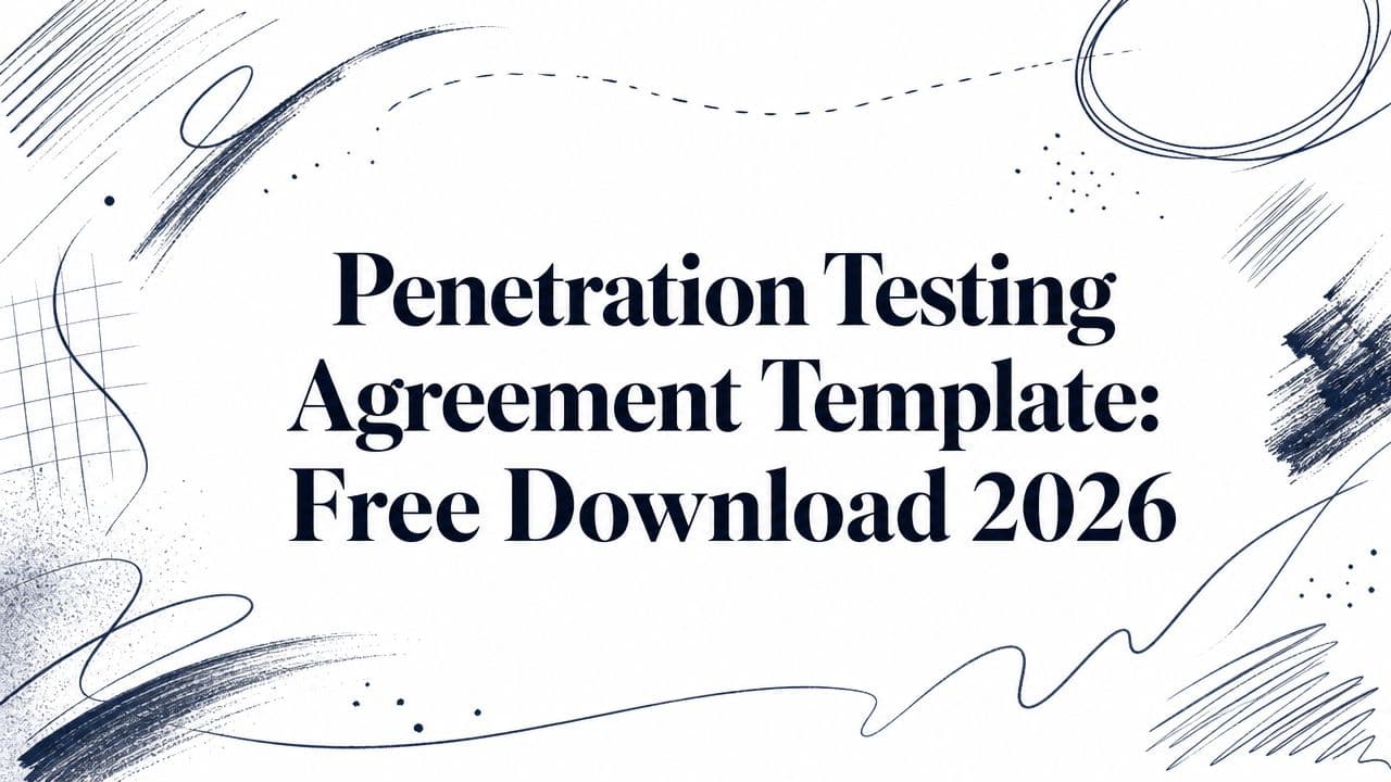 Penetration Testing Agreement Template: Free Download 2026