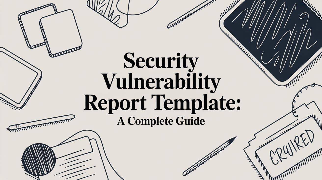 Security Vulnerability Report Template: A Complete Guide