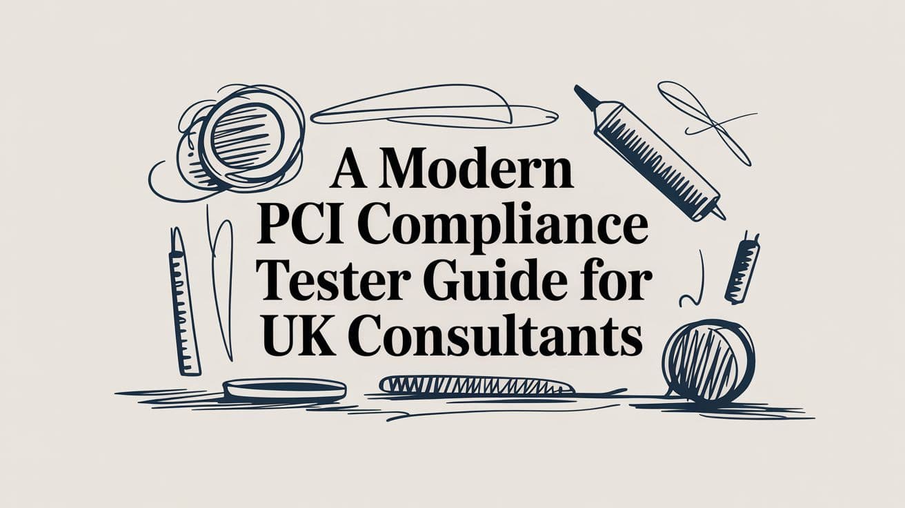 A Modern PCI Compliance Tester Guide for UK Consultants