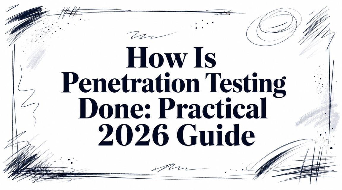 How Is Penetration Testing Done: Practical 2026 Guide