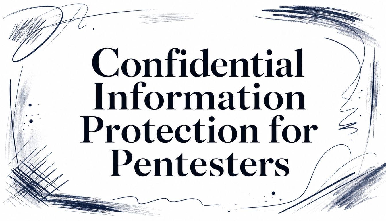 Confidential Information Protection for Pentesters