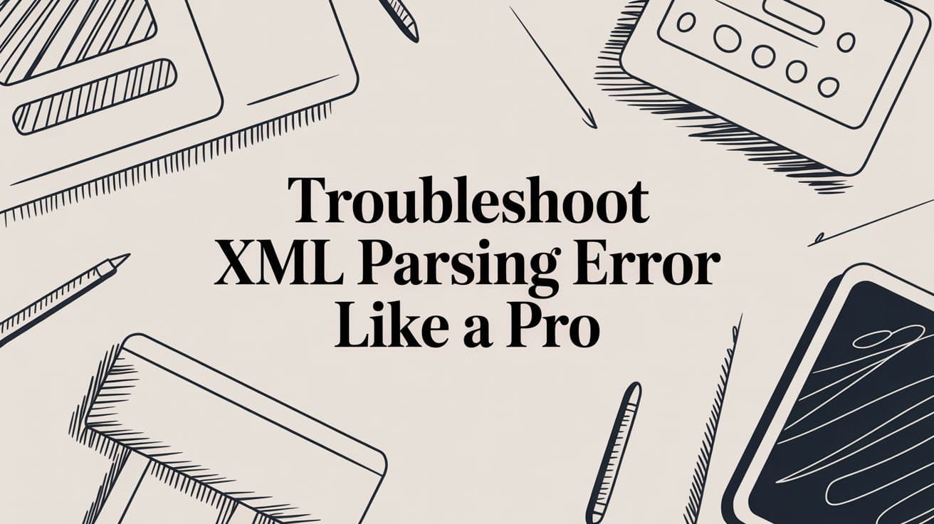 Troubleshoot XML Parsing Error Like a Pro